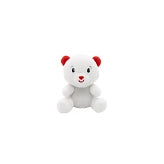 Pluche ijsbeer ballongewicht 2-in-1 – 11 cm – voor 20 ballonnen