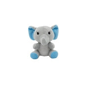 Pluche olifant ballongewicht blauw 2-in-1 – 11 cm – voor 20 ballonnen