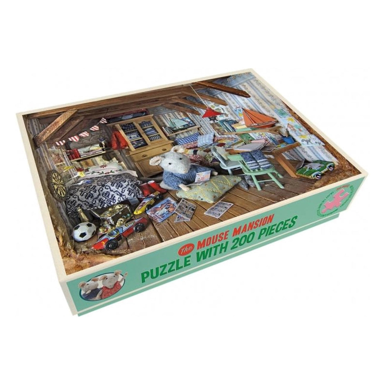 Puzzel Sam's slaapkamer (200 stukjes) Het Muizenhuis