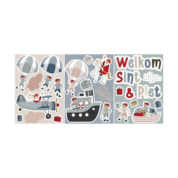 Raamstickers Sint