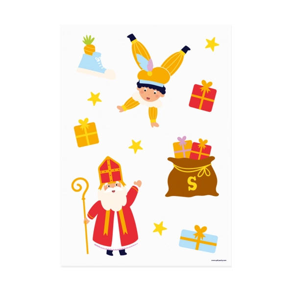 Raamstickers - Sinterklaas