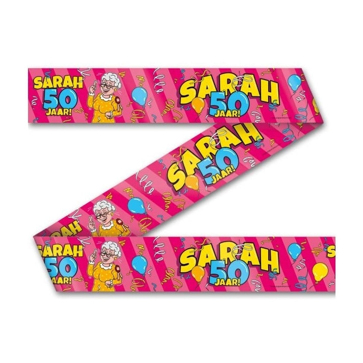 Sarah Cartoon - Afzetlint - 12 meter