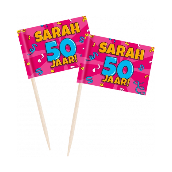 Sarah Cartoon - Cocktail Prikkers - 50 stuks