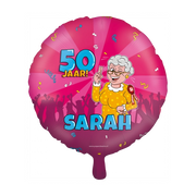 Sarah Cartoon - Folieballon - 45cm