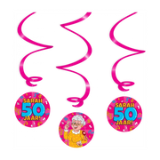 Sarah Cartoon - Swirl decoratie - 3 stuks