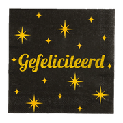 Servetten Gefeliciteerd