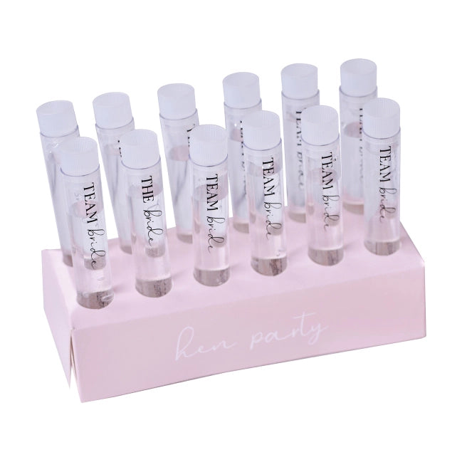 Shotglaasjes Team Bride 12 stuks