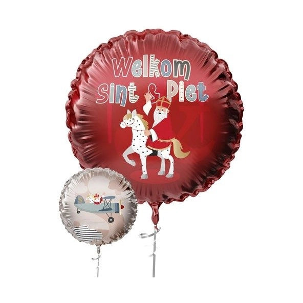 Sinterklaas folieballon 45cm