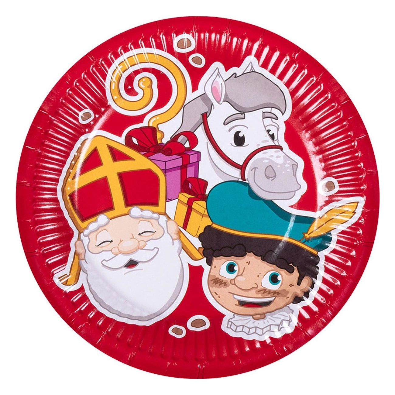 Sinterklaasborden 10 stuks 18cm