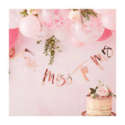 Slinger from Miss to Mrs rosé goud 170cm
