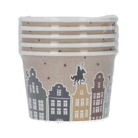Snoepbakjes 'Welkom Sint & Piet' 250ml - 5 stuks