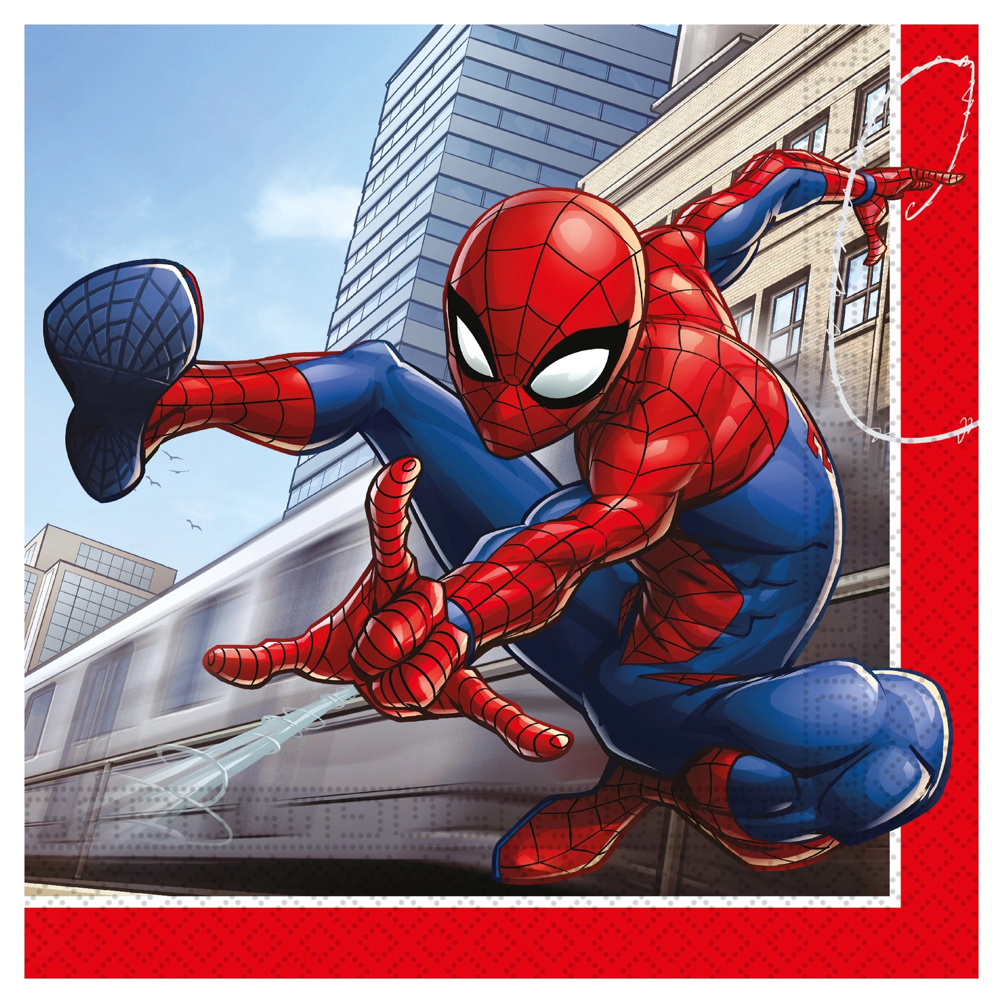Spiderman Crime Fighter papieren servetten, 20 stuks