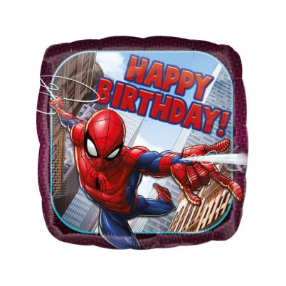 Spiderman Happy Birthday folieballon 43cm