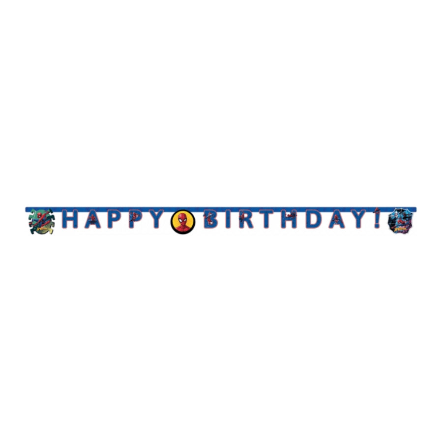 Spiderman Happy Birthday Slinger