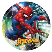 Spiderman papieren bordjes, 23cm