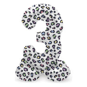 Staande Folieballon Cijfer 3 Bright Panther - 41 cm