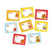 Stickers - Sinterklaas naamsticker 50 stuks