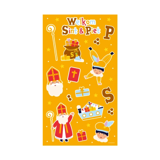 Stickers - Sinterklaas stickervellen 4 stuks