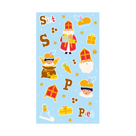 Stickers - Sinterklaas stickervellen 4 stuks