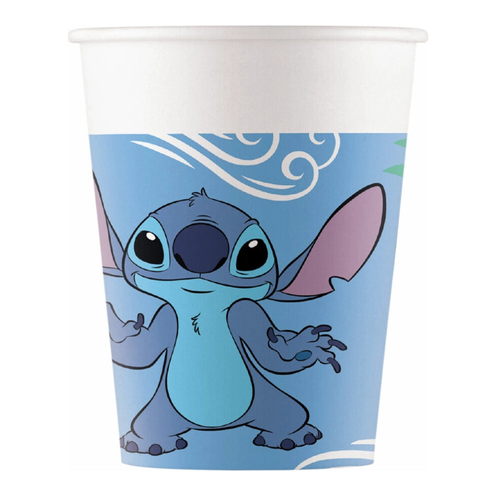 Stitch papieren bekers 200ml 8 stuks