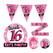 Sweet 16 Versiering pakket - L