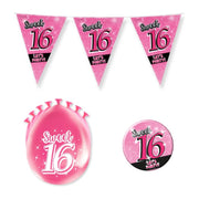 Sweet 16 Versiering pakket - S