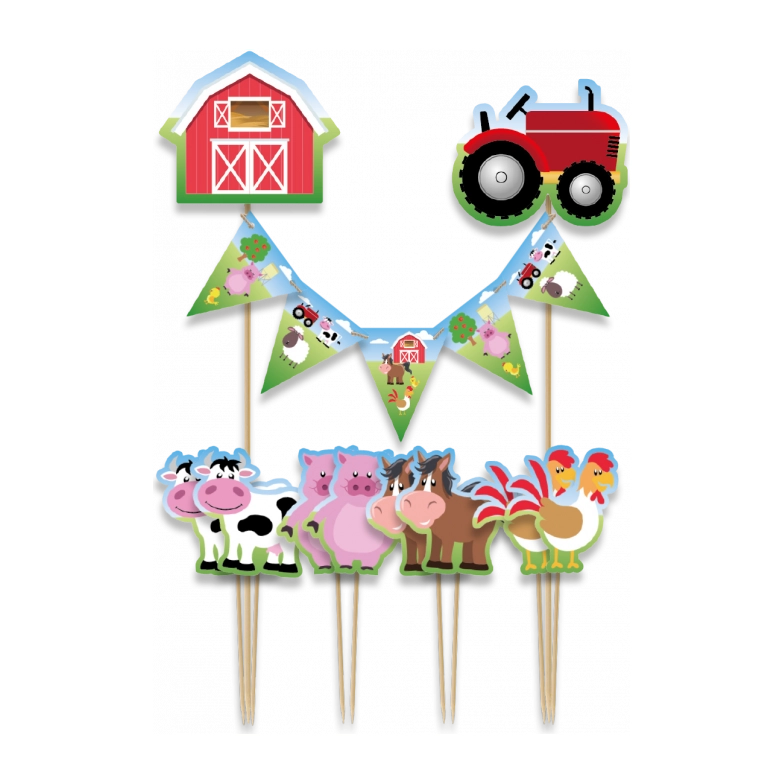 Taart decoratie Boerderij versiering