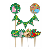 Taart decoratie Jungle versiering