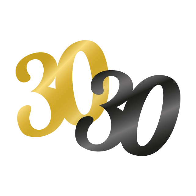 Tafelconfetti 30  jaar