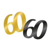 Tafelconfetti 60  jaar