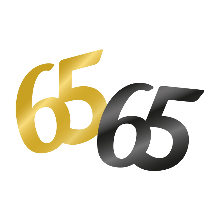 Tafelconfetti 65  jaar