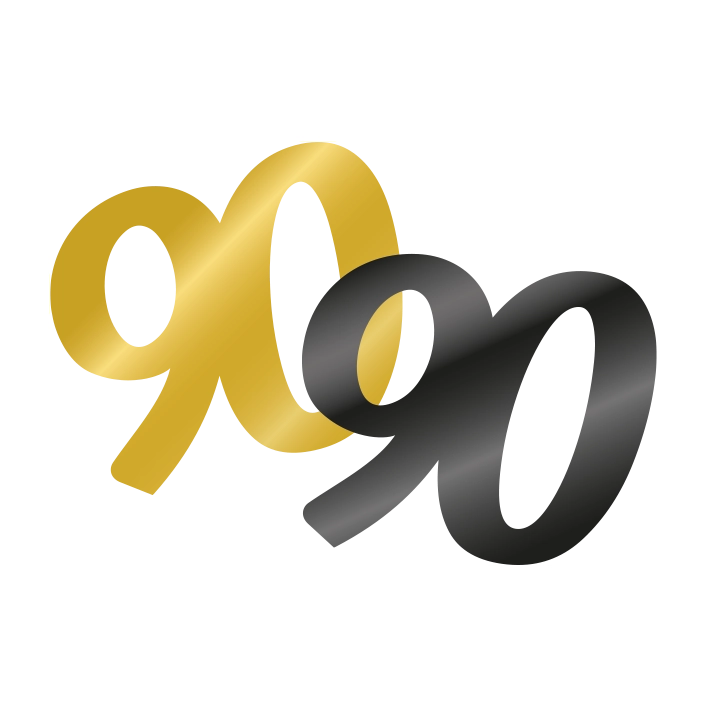 Tafelconfetti 90  jaar