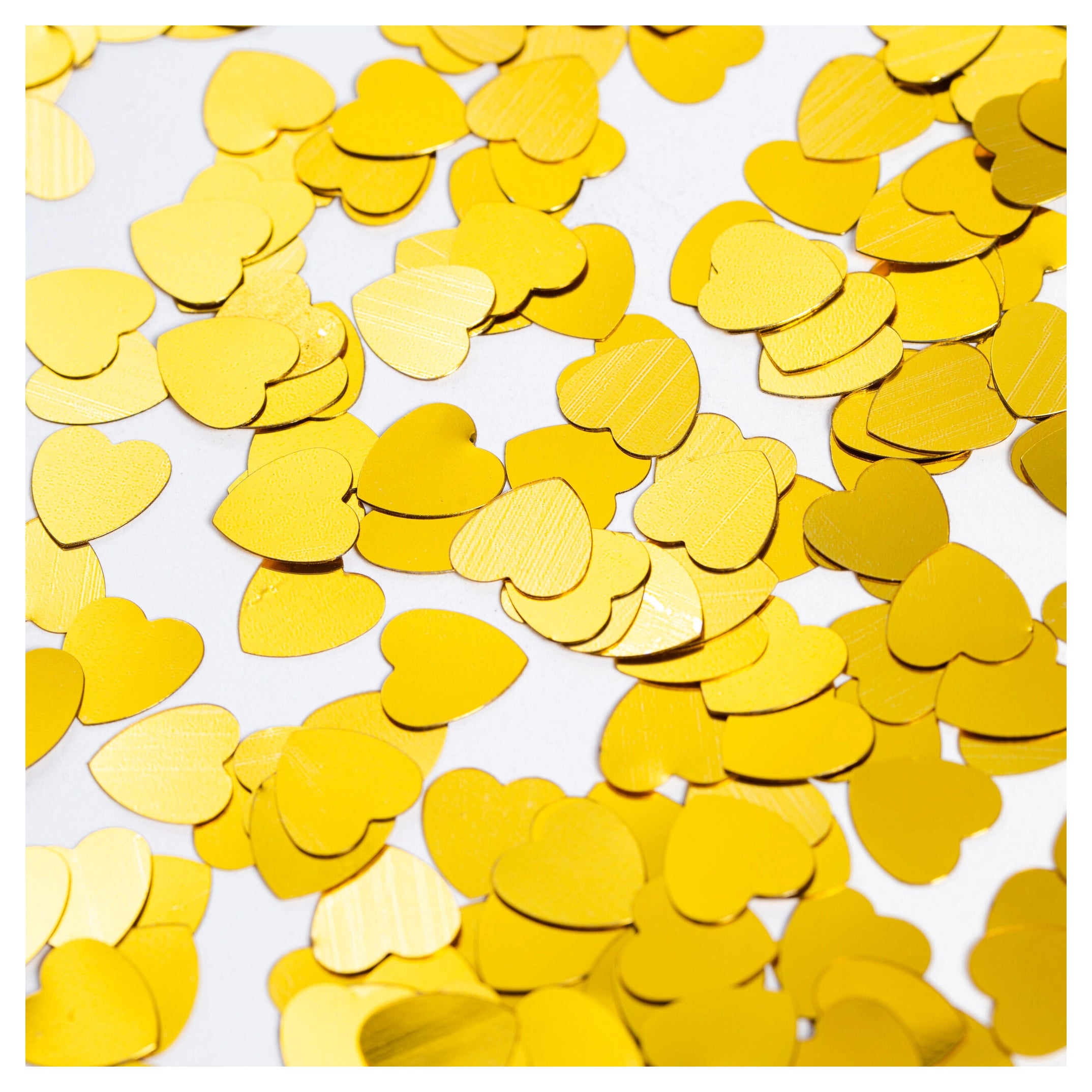 Tafelconfetti  hart goud