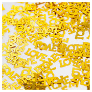 Tafelconfetti LOVE goud