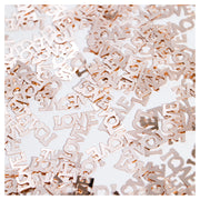 Tafelconfetti LOVE rose goud