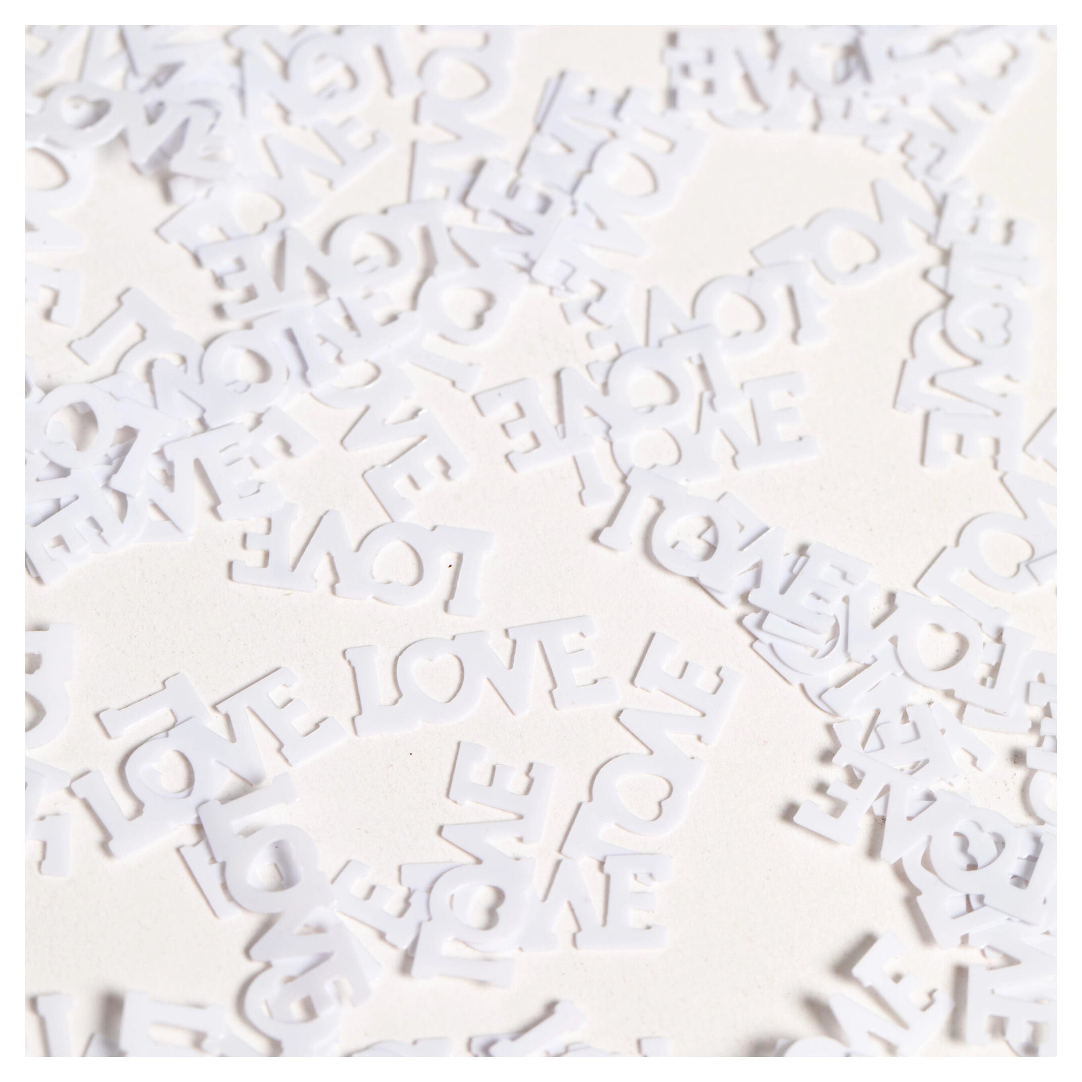 Tafelconfetti LOVE wit