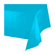 Tafelkleed blauw licht papier 137x274cm