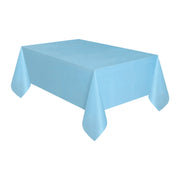 Tafelkleed licht blauw plastic 137 x 274 cm