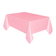 Tafelkleed licht roze plastic 137 x 274 cm