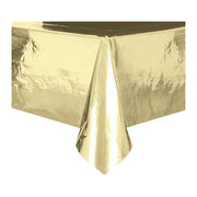Tafelkleed metallic goud folie 274 x 137cm