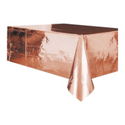 Tafelkleed metallic rosé goud folie 274 x 137cm