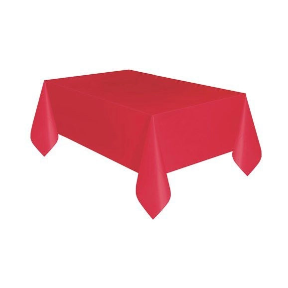 Tafelkleed rood 140x274cm