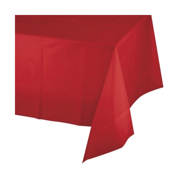 Tafelkleed rood papier 137x274cm