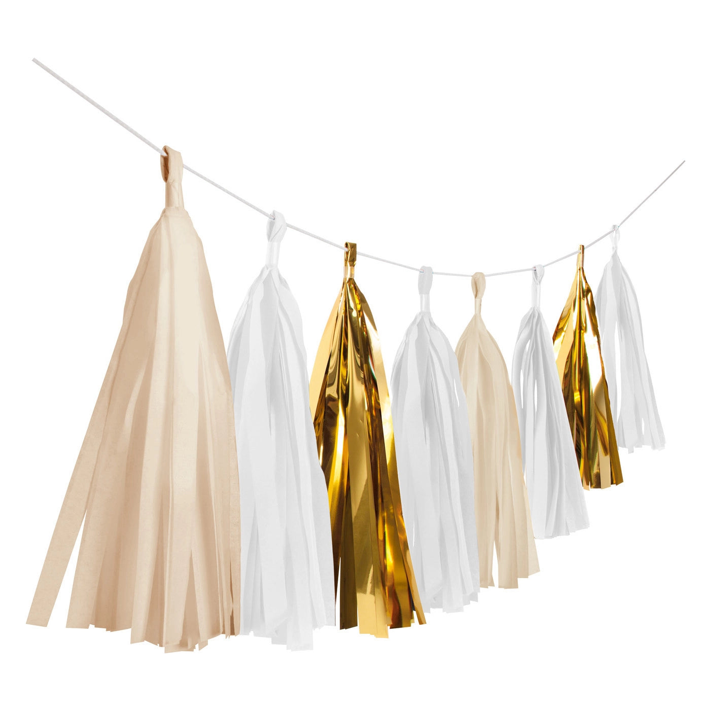 Tassel slinger Goud - 3 meter