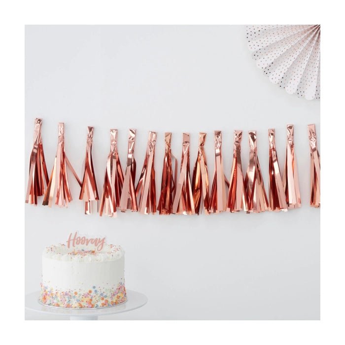 Tasselslinger Rosé Goud 200cm DIY