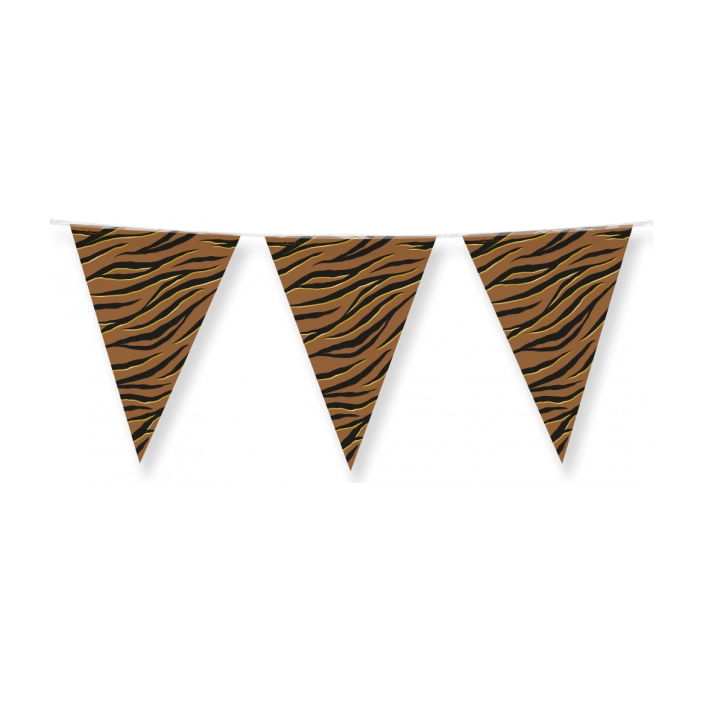 Tijger - Vlaggenlijn - 10 meter