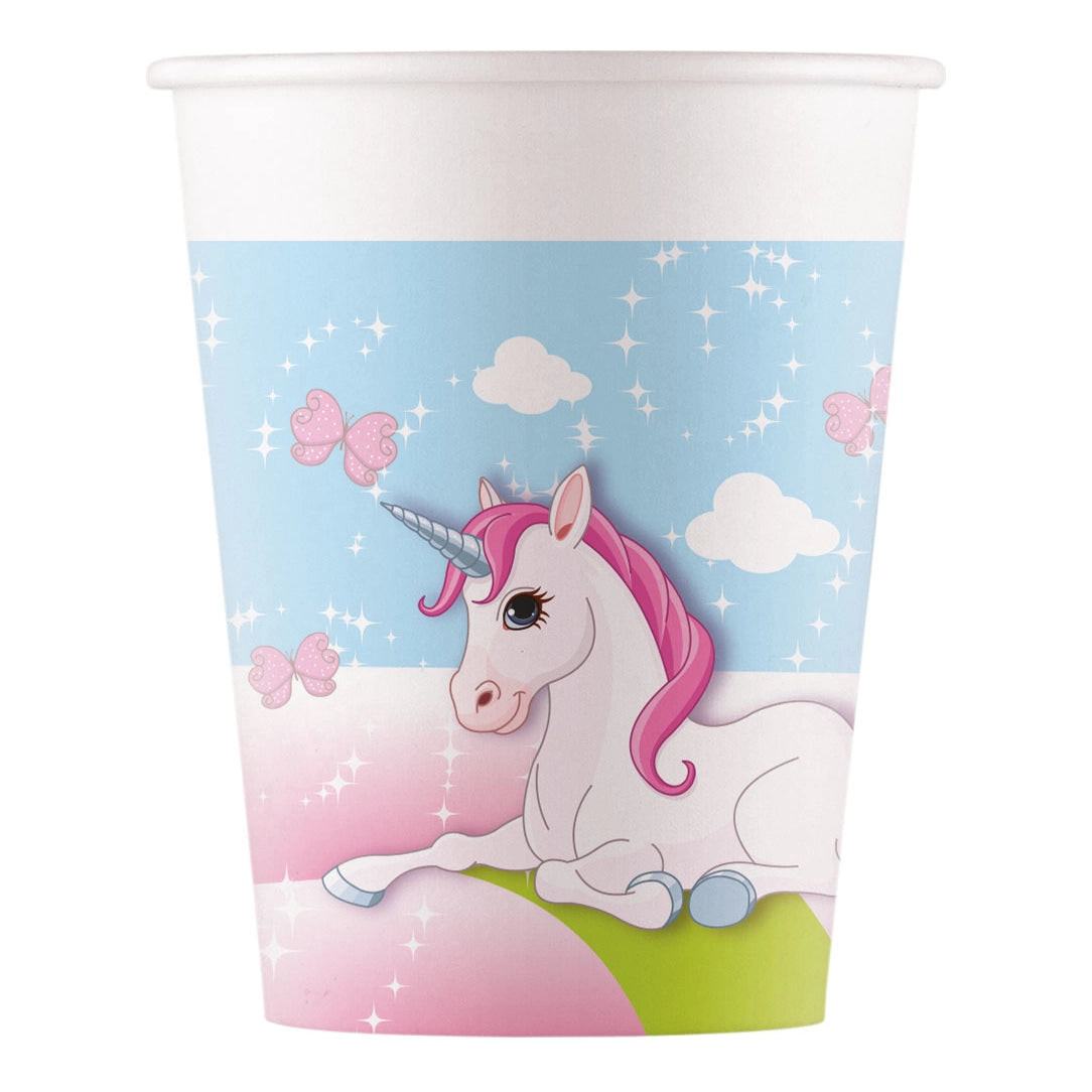 Unicorn Papieren bekers 200ml
