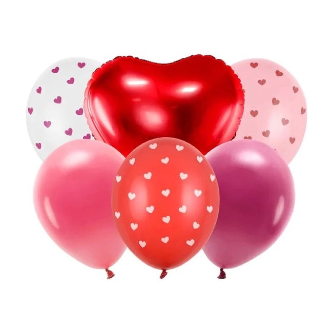 Valentijn ballonnen set