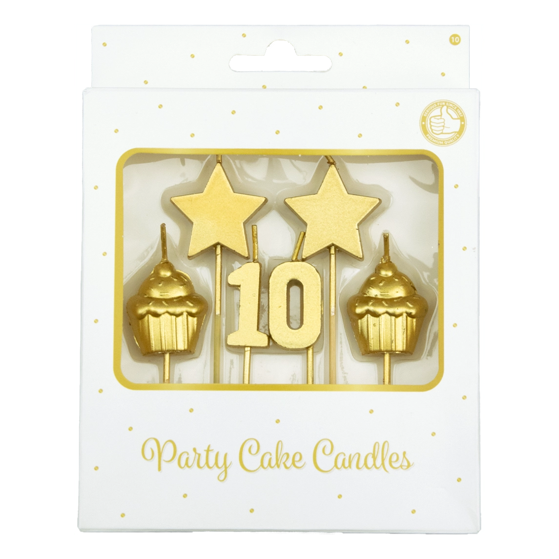 Verjaardag kaarsjes 10 jaar