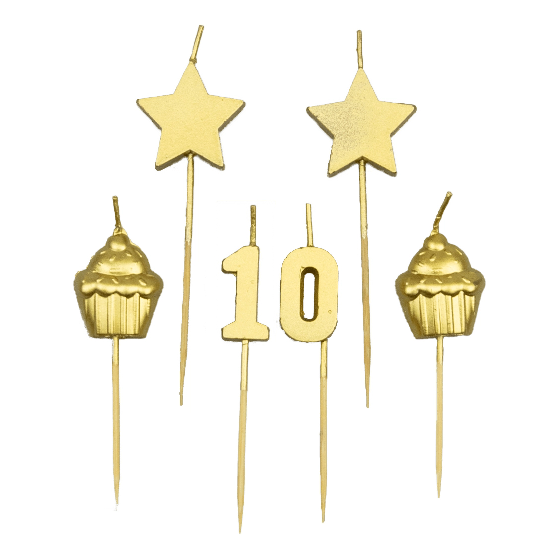Verjaardag kaarsjes 10 jaar